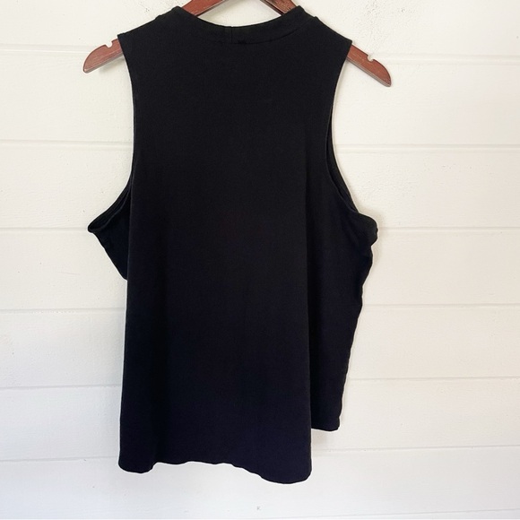 Old Navy Women’s Black Sleeveless Cotton Muscle Tee Size XL - Picture 7 of 7